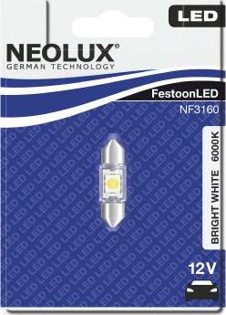 NEOLUX® NF3160-01B - Kvēlspuldze, Salona telpas apgaismojums autodraugiem.lv
