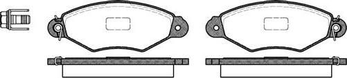 Sangsin Brake SP1891 - Bremžu uzliku kompl., Disku bremzes autodraugiem.lv