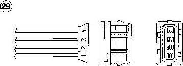 NGK 0124 - Lambda zonde autodraugiem.lv