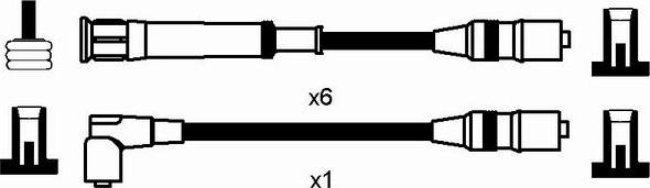 NGK 0561 - Augstsprieguma vadu komplekts autodraugiem.lv