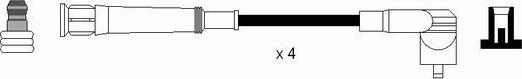 NGK 0643 - Augstsprieguma vadu komplekts autodraugiem.lv