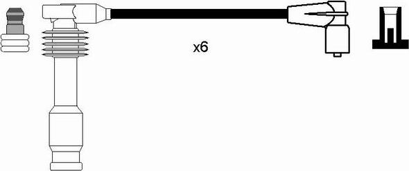NGK 0898 - Augstsprieguma vadu komplekts autodraugiem.lv