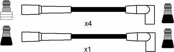 NGK 0778 - Augstsprieguma vadu komplekts autodraugiem.lv