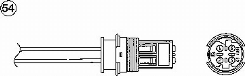 NGK OTA7H-5A1 - Lambda zonde autodraugiem.lv