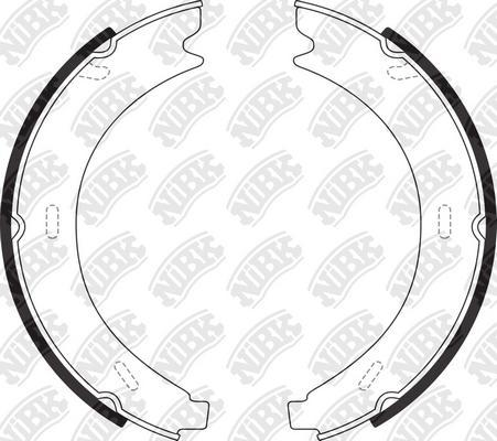 NiBK FN0515 - Bremžu loku kompl., Stāvbremze autodraugiem.lv