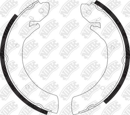 NiBK FN1879 - Bremžu loku komplekts autodraugiem.lv