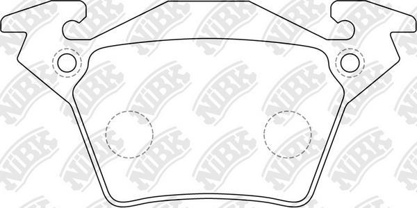 NiBK PN0141 - Bremžu uzliku kompl., Disku bremzes autodraugiem.lv