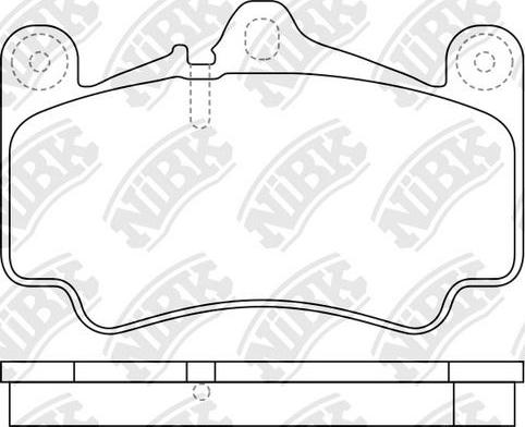 NiBK PN0819 - Bremžu uzliku kompl., Disku bremzes autodraugiem.lv