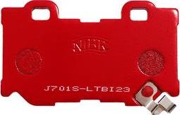 NiBK PN0396S - Augstas veiktspējas bremžu uzliku komplekts autodraugiem.lv