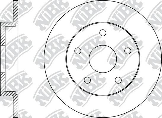 NiBK RN51002 - Bremžu diski autodraugiem.lv