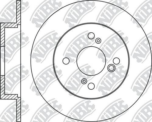 NiBK RN1955 - Bremžu diski autodraugiem.lv