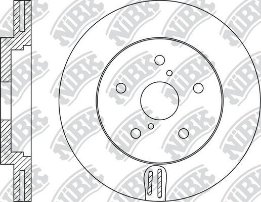 NiBK RN1931 - Bremžu diski autodraugiem.lv
