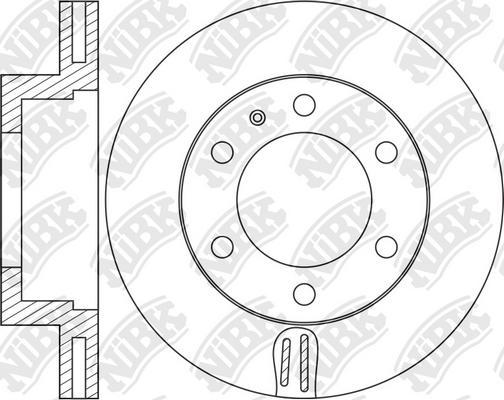 NiBK RN1465 - Bremžu diski autodraugiem.lv