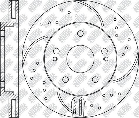 NiBK RN1403DSET - Augstas veiktspējas bremžu disks autodraugiem.lv