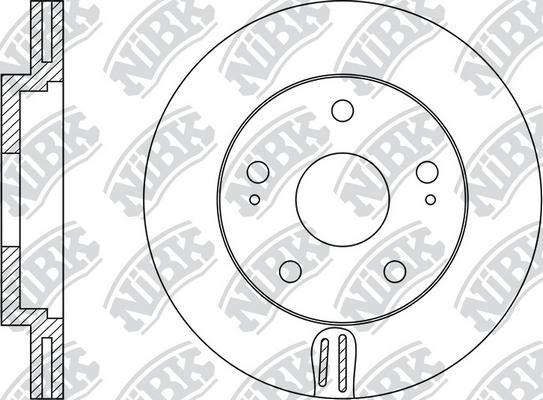 NiBK RN1403 - Bremžu diski autodraugiem.lv