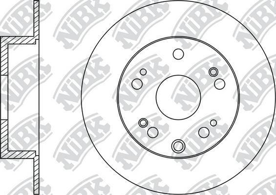 NiBK RN1407 - Bremžu diski autodraugiem.lv