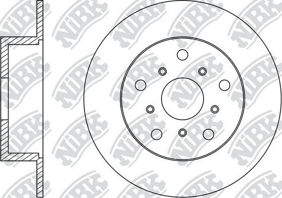 NiBK RN1485 - Bremžu diski autodraugiem.lv