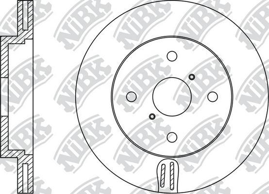 NiBK RN1437 - Bremžu diski autodraugiem.lv