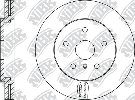 NiBK RN1428 - Bremžu diski autodraugiem.lv