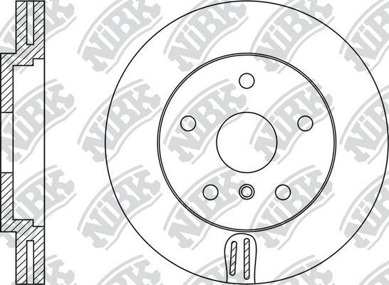 NiBK RN1427 - Bremžu diski autodraugiem.lv
