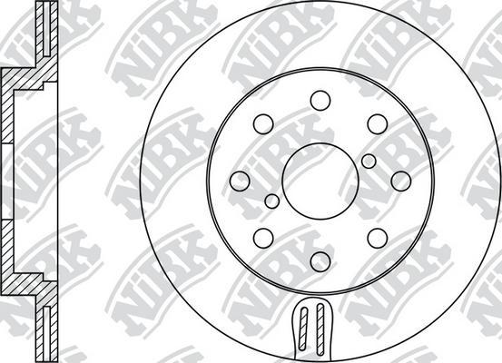 NiBK RN1474 - Bremžu diski autodraugiem.lv