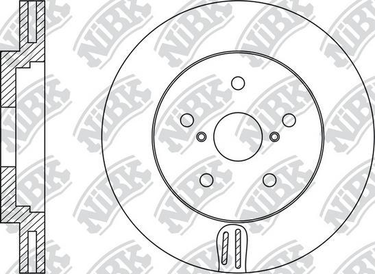 NiBK RN1477 - Bremžu diski autodraugiem.lv