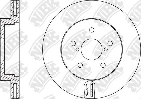 NiBK RN1541 - Bremžu diski autodraugiem.lv