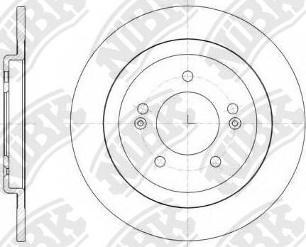 NiBK RN1563 - Bremžu diski autodraugiem.lv
