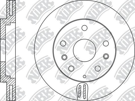 NiBK RN1503 - Bremžu diski autodraugiem.lv