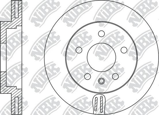 NiBK RN1511 - Bremžu diski autodraugiem.lv