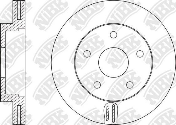 NiBK RN1584 - Bremžu diski autodraugiem.lv