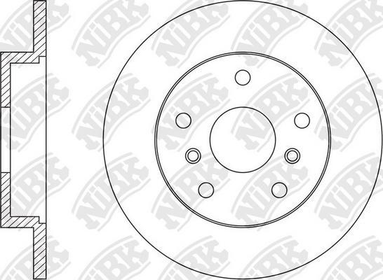 NiBK RN1570 - Bremžu diski autodraugiem.lv