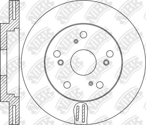 NiBK RN1663 - Bremžu diski autodraugiem.lv