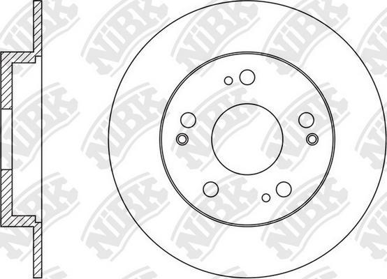 NiBK RN1609 - Bremžu diski autodraugiem.lv