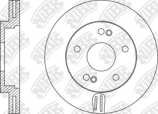 NiBK RN1606 - Bremžu diski autodraugiem.lv