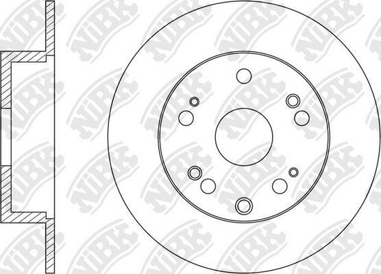 NiBK RN1603 - Bremžu diski autodraugiem.lv
