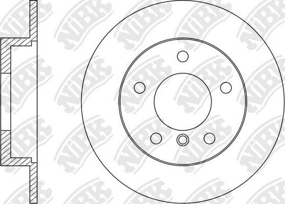 NiBK RN1602 - Bremžu diski autodraugiem.lv