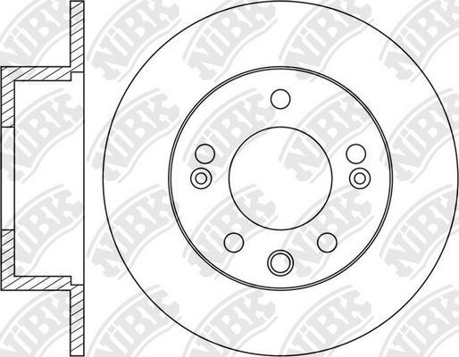 NiBK RN1614 - Bremžu diski autodraugiem.lv