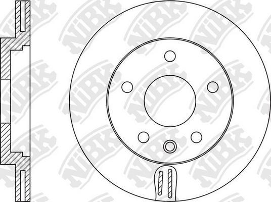 NiBK RN1611 - Bremžu diski autodraugiem.lv