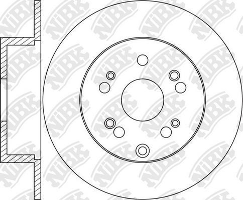 NiBK RN1618 - Bremžu diski autodraugiem.lv