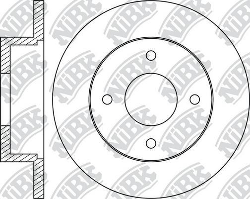 NiBK RN1041 - Bremžu diski autodraugiem.lv