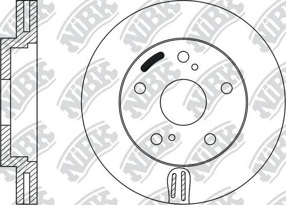 NiBK RN1009 - Bremžu diski autodraugiem.lv