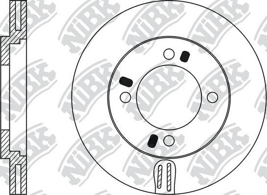 NiBK RN1007 - Bremžu diski autodraugiem.lv