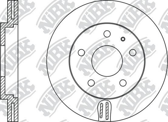 NiBK RN1082 - Bremžu diski autodraugiem.lv