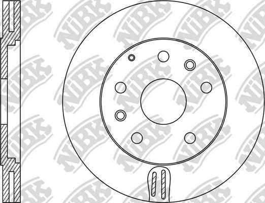 NiBK RN1073 - Bremžu diski autodraugiem.lv