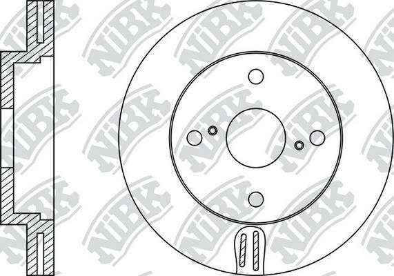 NiBK RN1198 - Bremžu diski autodraugiem.lv