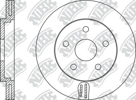 NiBK RN1156 - Bremžu diski autodraugiem.lv