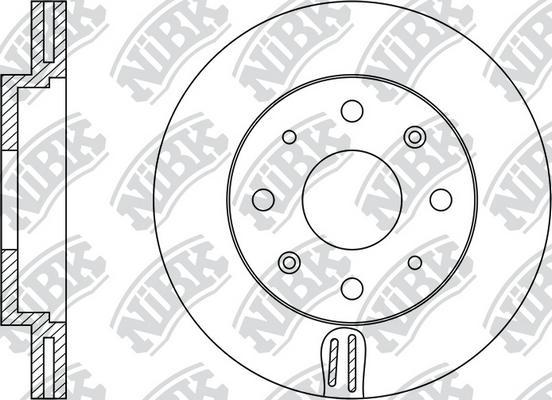 NiBK RN1184 - Bremžu diski autodraugiem.lv