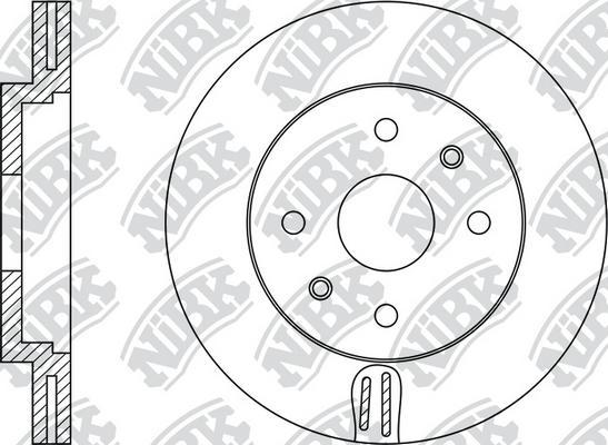 NiBK RN1126 - Bremžu diski autodraugiem.lv