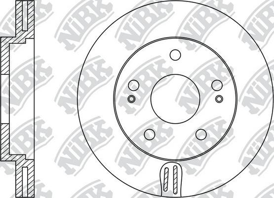 NiBK RN1178 - Bremžu diski autodraugiem.lv
